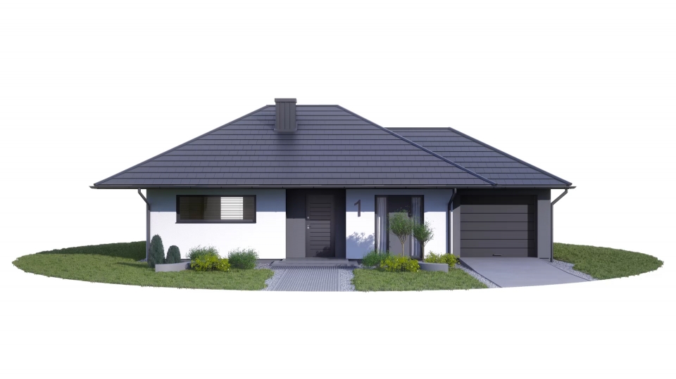 ETAP 1 - dz. nr 86 proj. nr 1 z garażem